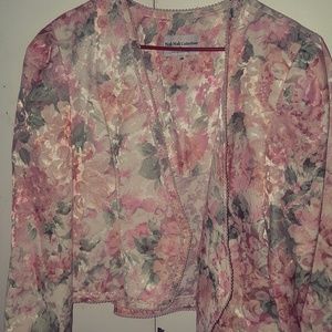vintage floral blazer